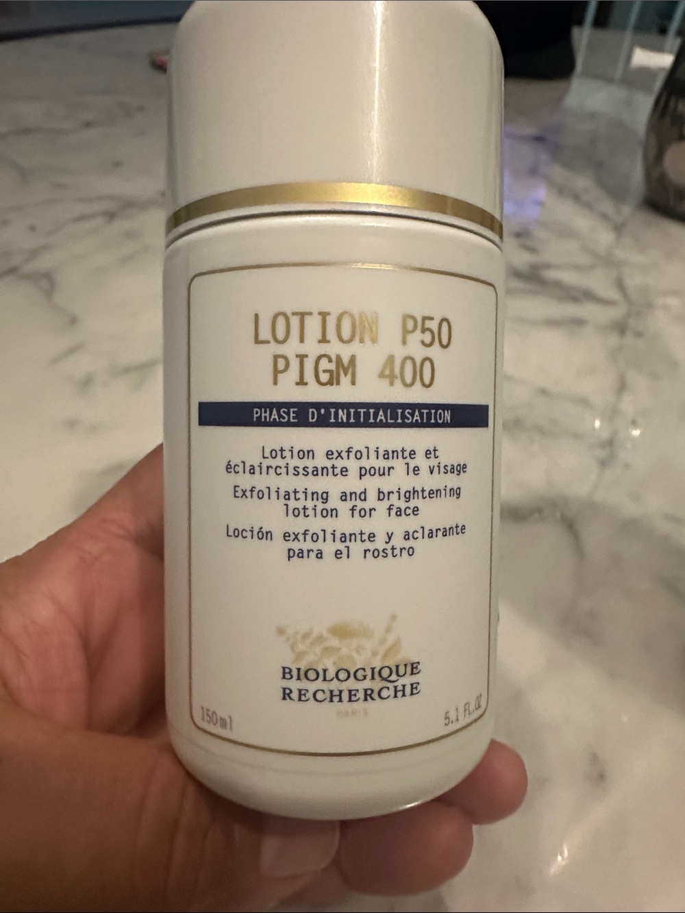NEW Biologique Recherche Lotion P50 PIGM 400 5.1 fl oz / 150ml Brightening Lotio